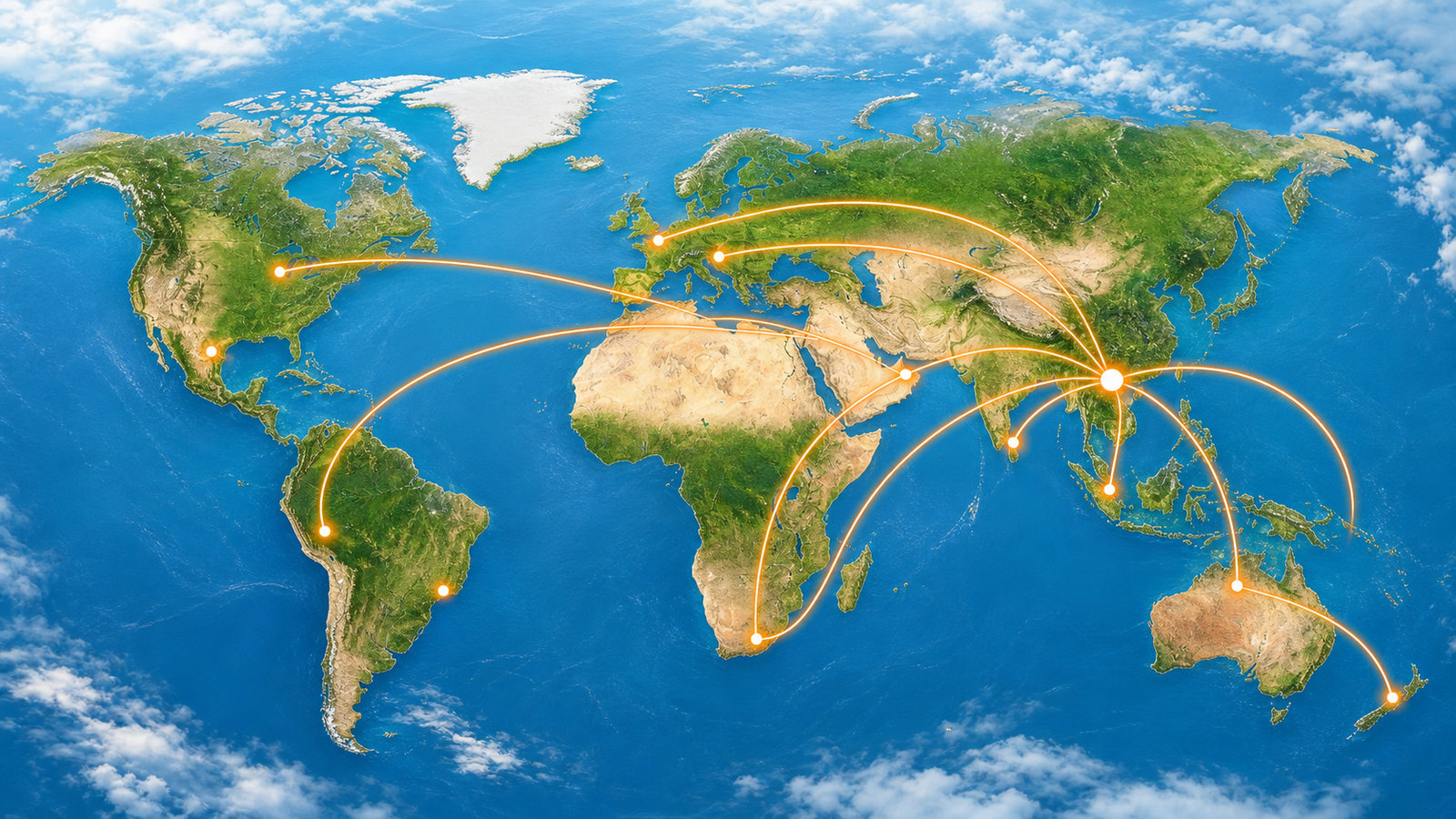 Air Science inflatable products sold worldwide map