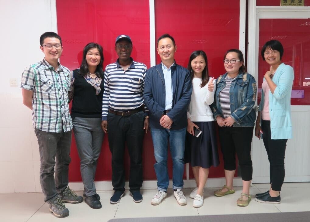 Group visitors at Air Science factory