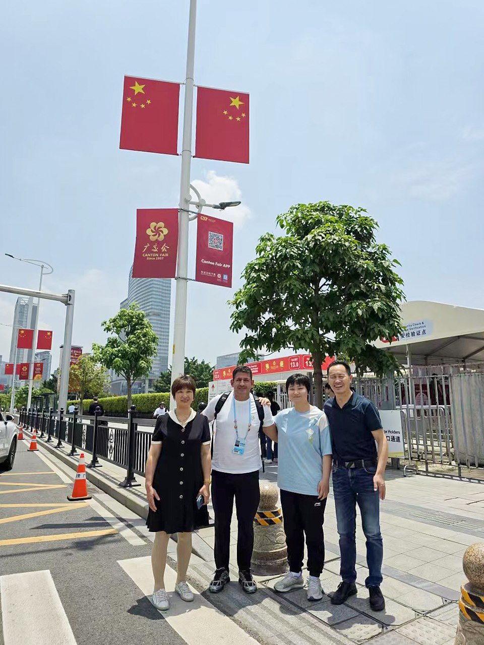 Visitors at Air Science production base