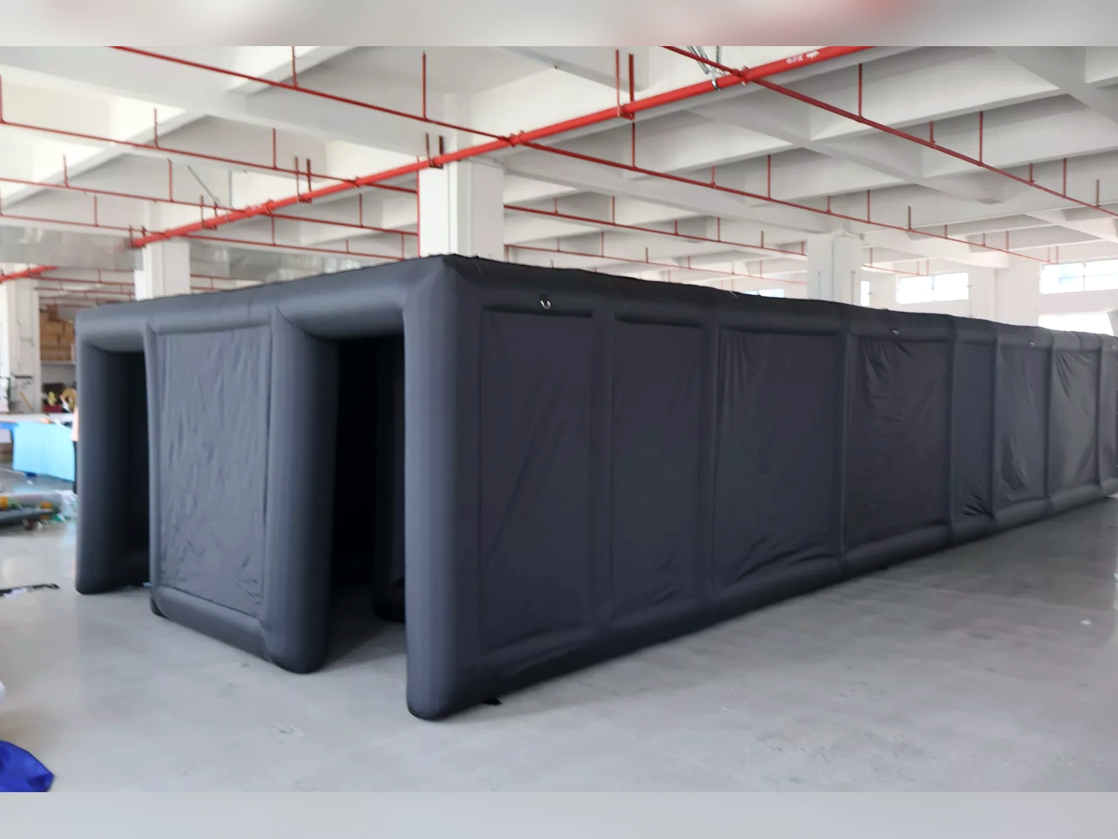 Commercial Inflatable Maze - Plain Black, real product view 2