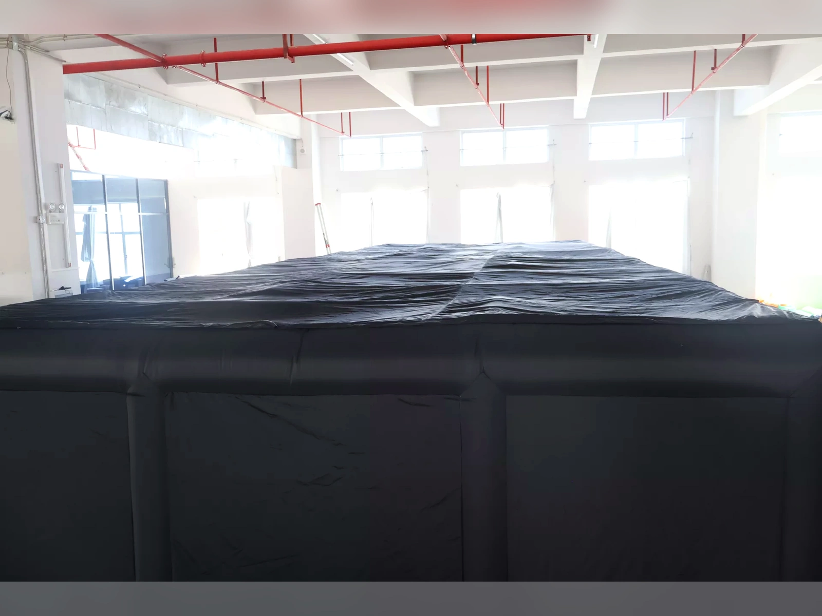 Commercial Inflatable Maze - Plain Black, real product view 5