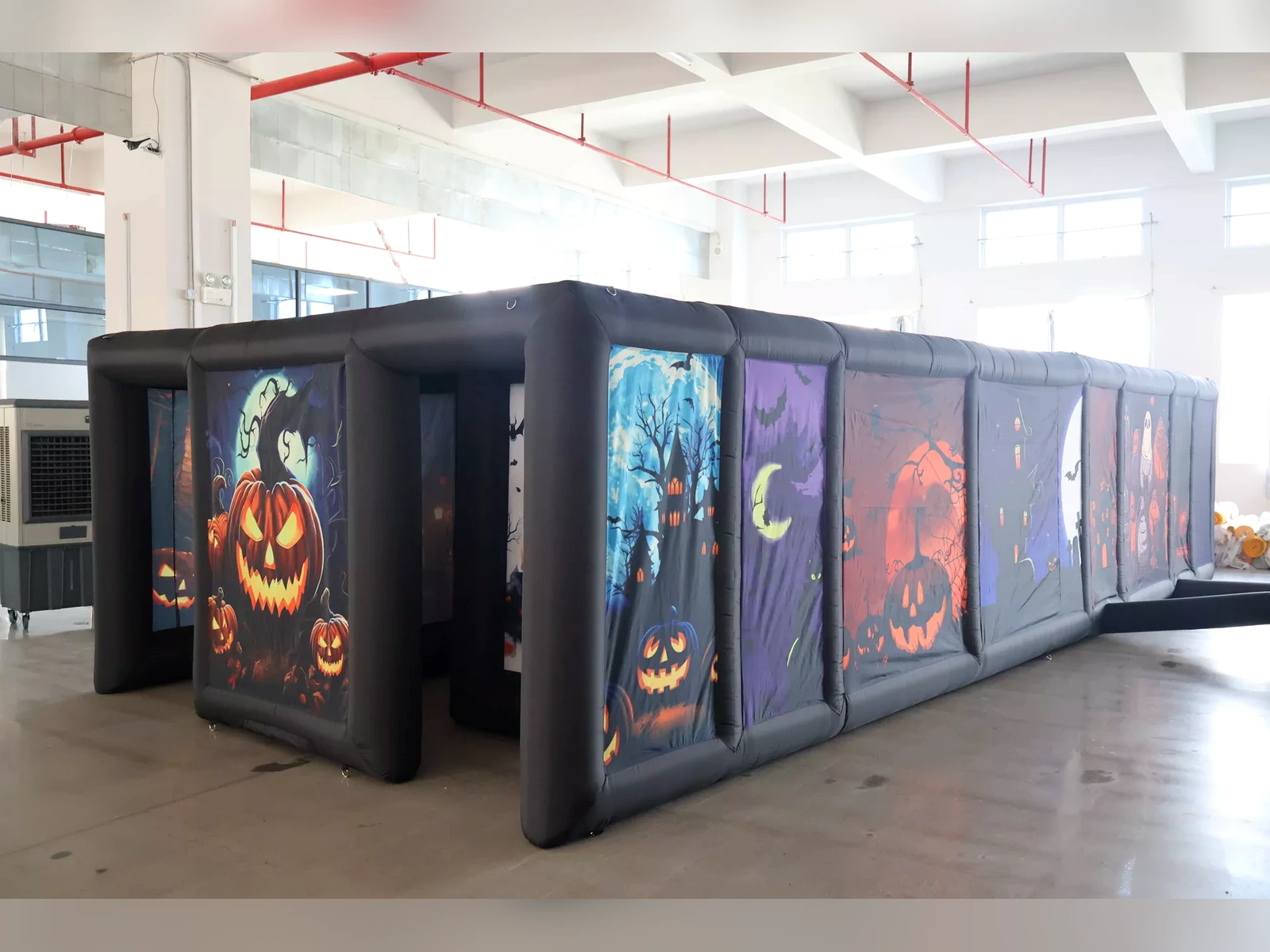 Commercial Inflatable Maze - Halloween Pumpkin, real product view 4