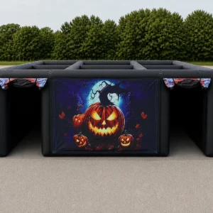Commercial Inflatable Maze - Black Pumpkin Replaceable Skin Open Top - product view 2