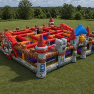 Commercial Inflatable Maze - Castle Route Maze - product view 2