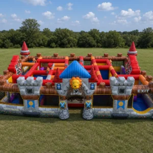 Commercial Inflatable Maze - Castle Route Maze - product view 3