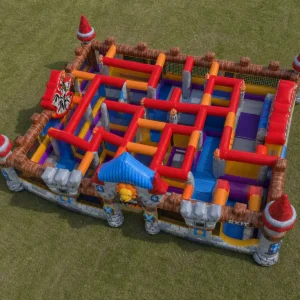 Commercial Inflatable Maze - Castle Route Maze - product view 4