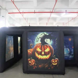 Commercial Inflatable Maze - Halloween Pumpkin - 4m x 11m x 2m - P003 - product view 5