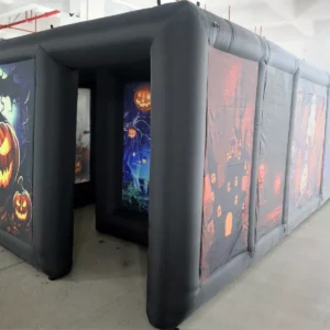 Commercial Inflatable Maze - Halloween Pumpkin - 4m x 11m x 2m - P003 - product view 1