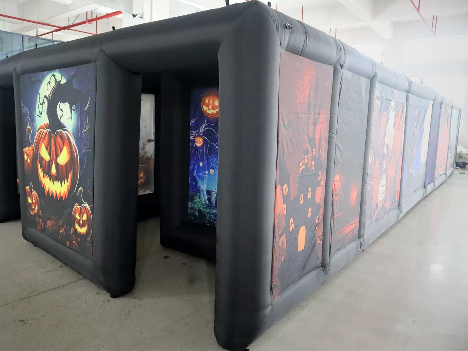 Commercial Inflatable Maze - Halloween Pumpkin - 4m x 11m x 2m - P003 - product view 1