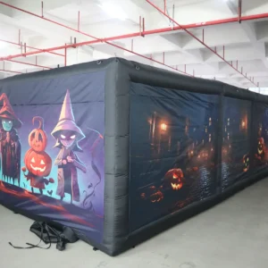 Commercial Inflatable Maze - Halloween Pumpkin - 4m x 11m x 2m - P003 - product view 4