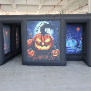 Commercial Inflatable Maze - Halloween Pumpkin - 4m x 11m x 2m - P003 - product view 3