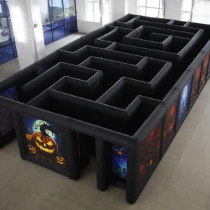 Commercial Inflatable Maze - Halloween Pumpkin - 4m x 11m x 2m - P003 - product view 7