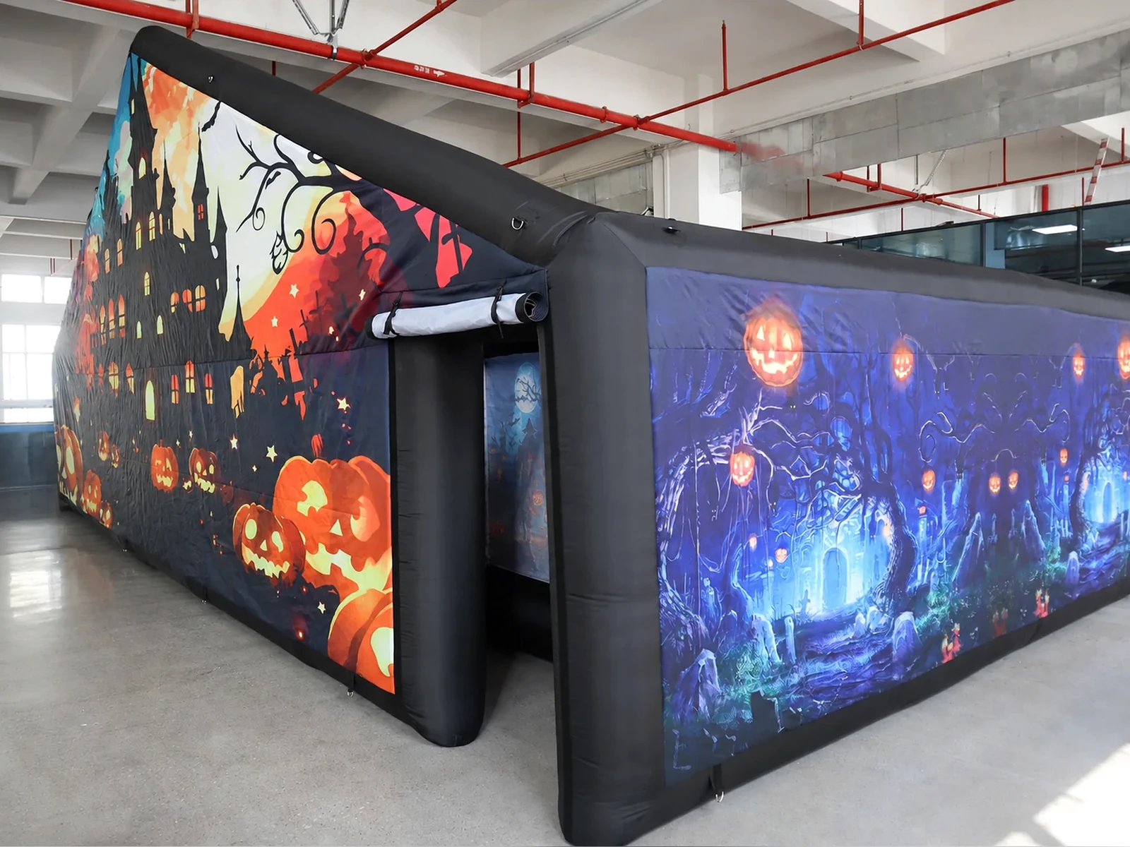 Commercial Inflatable Maze - Halloween Castle - product view 1