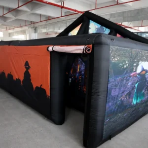 Commercial Inflatable Maze - Halloween Witch - product view 1