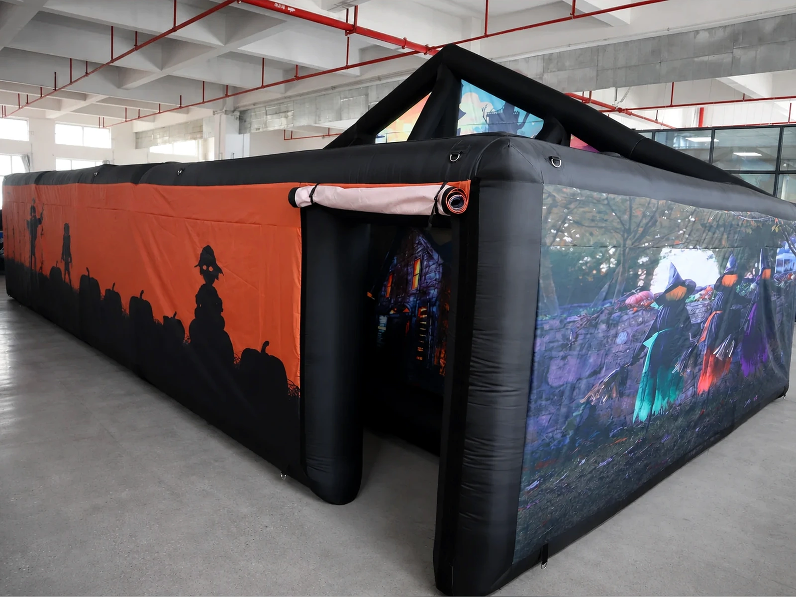 Commercial Inflatable Maze - Halloween Witch - product view 1