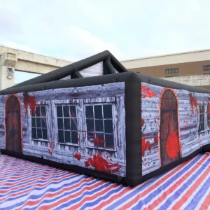 Commercial Inflatable Maze - Gray Haunted House - 5m x 10m - P008 - product view 1