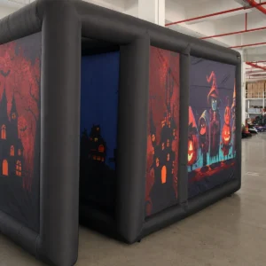 Commercial Inflatable Maze - Red Halloween - product view 6