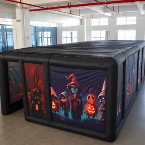 Commercial Inflatable Maze - Red Halloween - product view 2