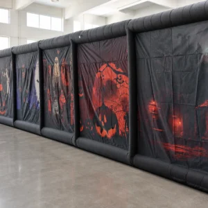 Commercial Inflatable Maze - Red Halloween - product view 4