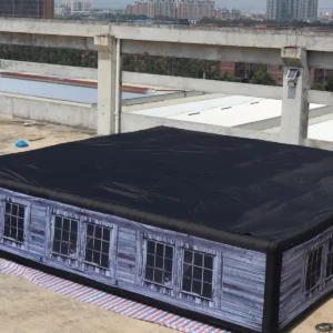 Commercial Inflatable Maze - Gray Haunted House - 10m x 10m x 2m - P010 - product view 8