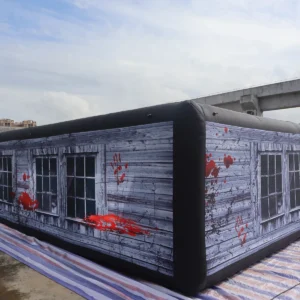 Commercial Inflatable Maze - Gray Blood Window Halloween - product view 2