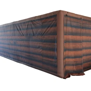 Commercial Inflatable Maze - Rustic Wood Grain - product view 4