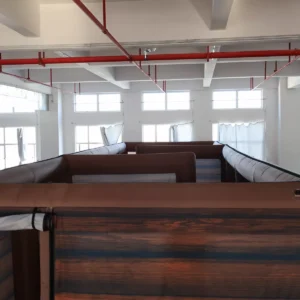 Commercial Inflatable Maze - Rustic Wood Grain - product view 2