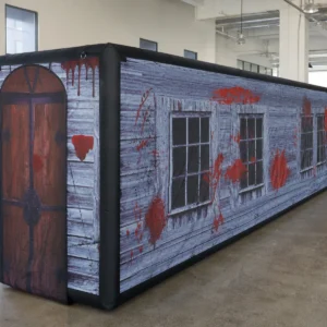 Commercial Inflatable Maze - Gray Blood Window Roofed - 3 x 11m - P013 - product view 3