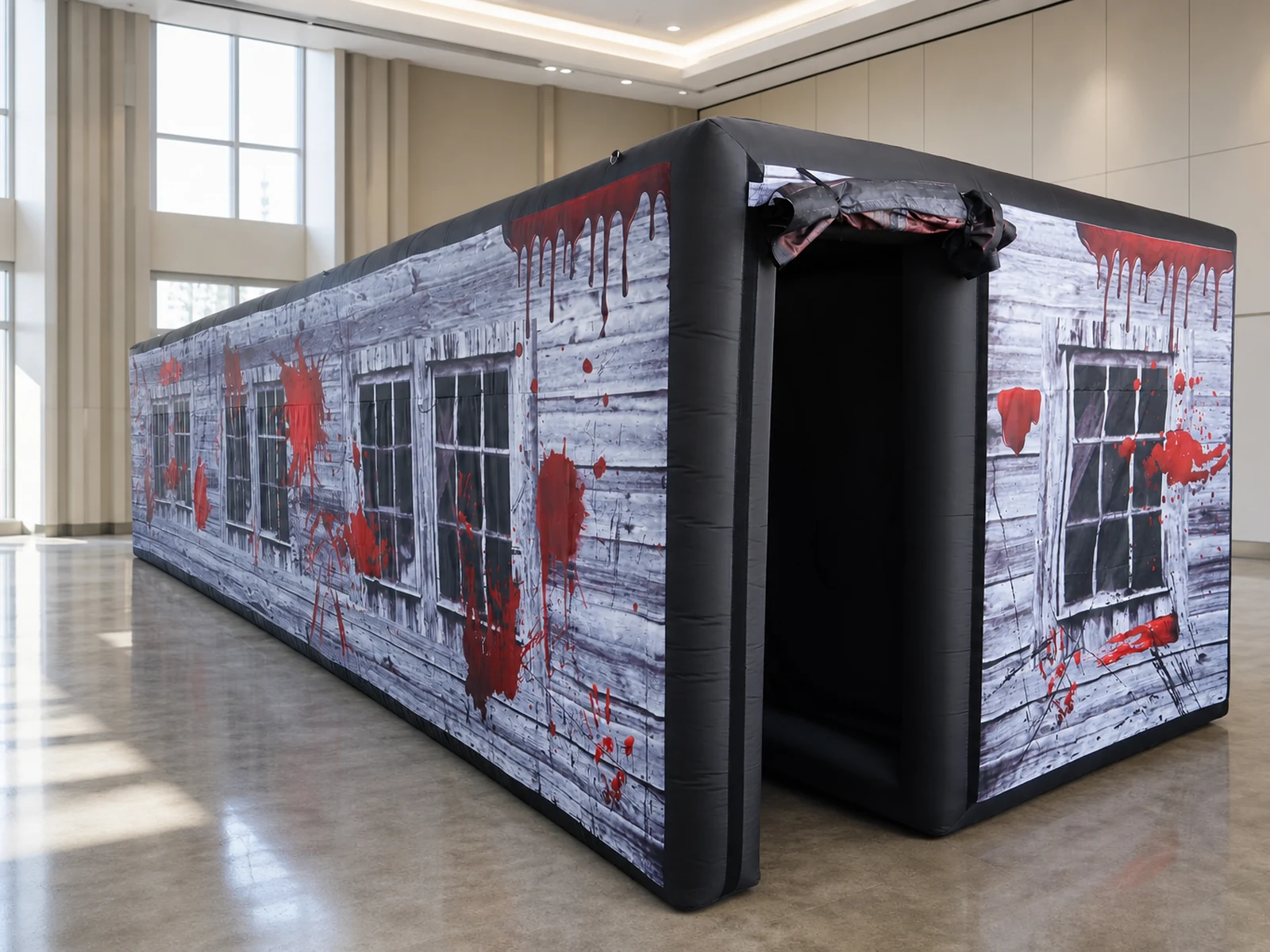 Commercial Inflatable Maze - Gray Blood Window Roofed - 3 x 11m - P013 - product view 1