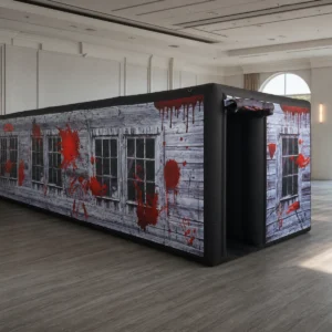Commercial Inflatable Maze - Gray Blood Window Roofed - 4 x 11m - P014 - product view 3