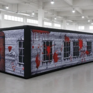 Commercial Inflatable Maze - Gray Blood Window Roofed - 4 x 11m - P014 - product view 1