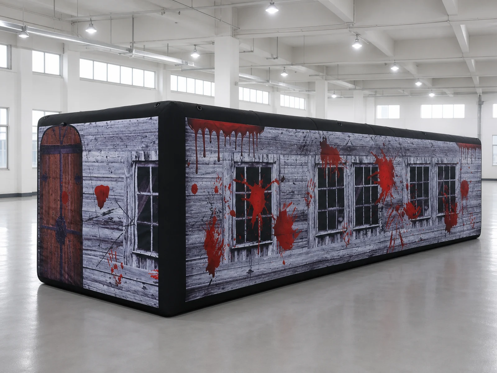 Commercial Inflatable Maze - Gray Blood Window Roofed - 4 x 11m - P014 - product view 1