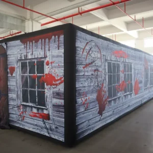 Commercial Inflatable Maze - Gray Blood Window Roofed - 4 x 11m - P014 - product view 2