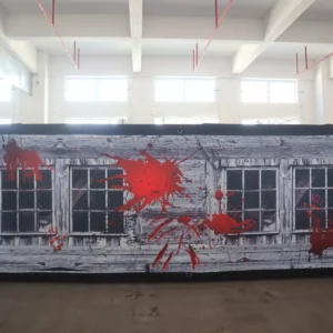 Commercial Inflatable Maze - Gray Blood Window Open Top - 3 x 6m - P016 - product view 6