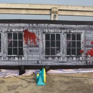 Commercial Inflatable Maze - Gray Blood Window Open Top 8m - product view 7