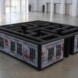 Commercial Inflatable Maze - Gray Blood Window Corner Entry 9m - product view 1