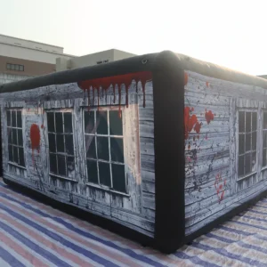 Commercial Inflatable Maze - Gray Blood Window Corner Entry 9m - product view 4