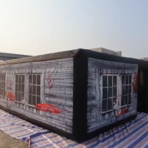 Commercial Inflatable Maze - Gray Blood Window Corner Entry 9m - product view 5
