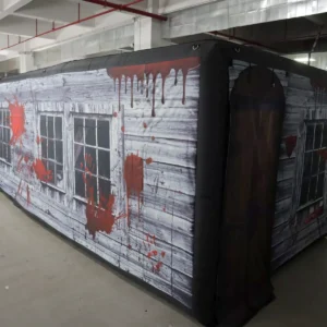 Commercial Inflatable Maze - Gray Blood Window Door Flap - product view 5