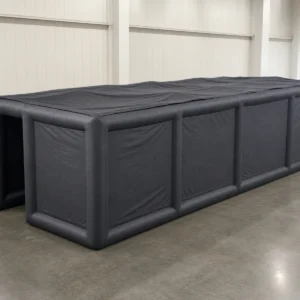 Commercial Inflatable Maze - Plain Black Oxford with Removable Cover - product view 3
