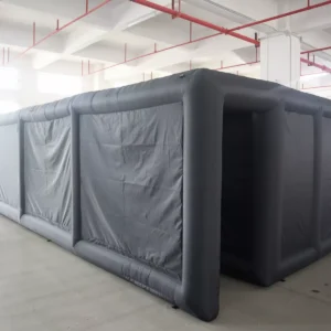 Commercial Inflatable Maze - Plain Black Oxford with Removable Cover - product view 2