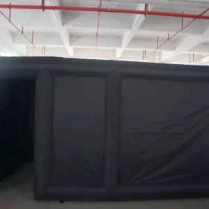 Commercial Inflatable Maze - Plain Black Oxford with Removable Cover - product view 10