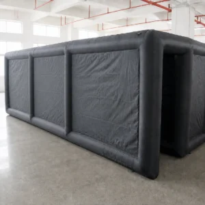 Commercial Inflatable Maze - Plain Black Oxford with Removable Cover - product view 9