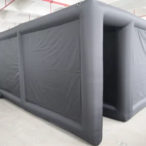 Commercial Inflatable Maze - Plain Black Oxford with Removable Cover - product view 6