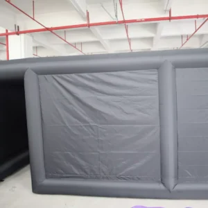 Commercial Inflatable Maze - Plain Black Oxford with Removable Cover - product view 4