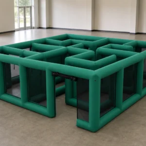 Commercial Inflatable Maze - Dark Green Mesh CS Style - product view 3