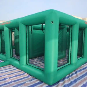Commercial Inflatable Maze - Dark Green Mesh CS Style - product view 5