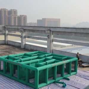 Commercial Inflatable Maze - Dark Green Mesh CS Style - product view 4