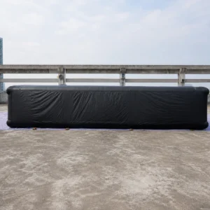 Commercial Inflatable Maze - Plain Black 12m Square with Removable Cover - product view 6