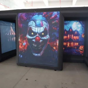Commercial Inflatable Maze - Haunted Circus Double Passage - product view 2